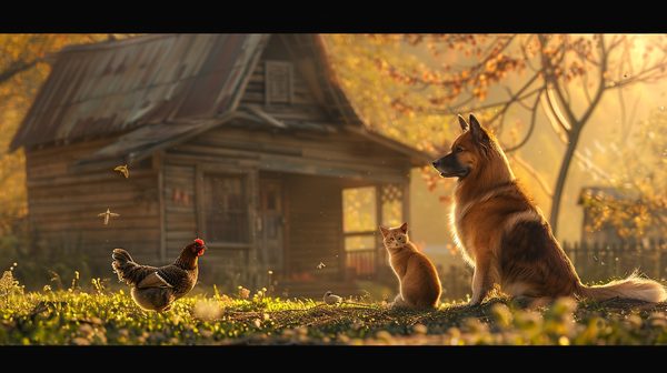 Conseils chien chat poule : une cohabitation réussie