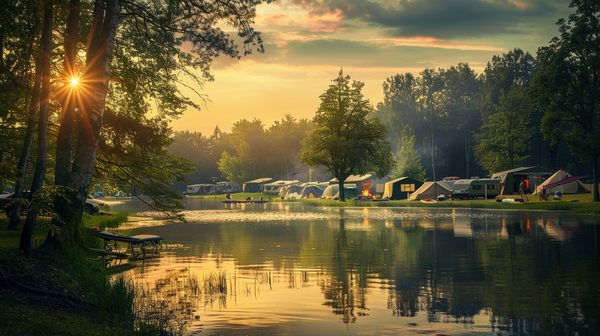Découvrez le camping Lac de la Chausselière: nature et détente